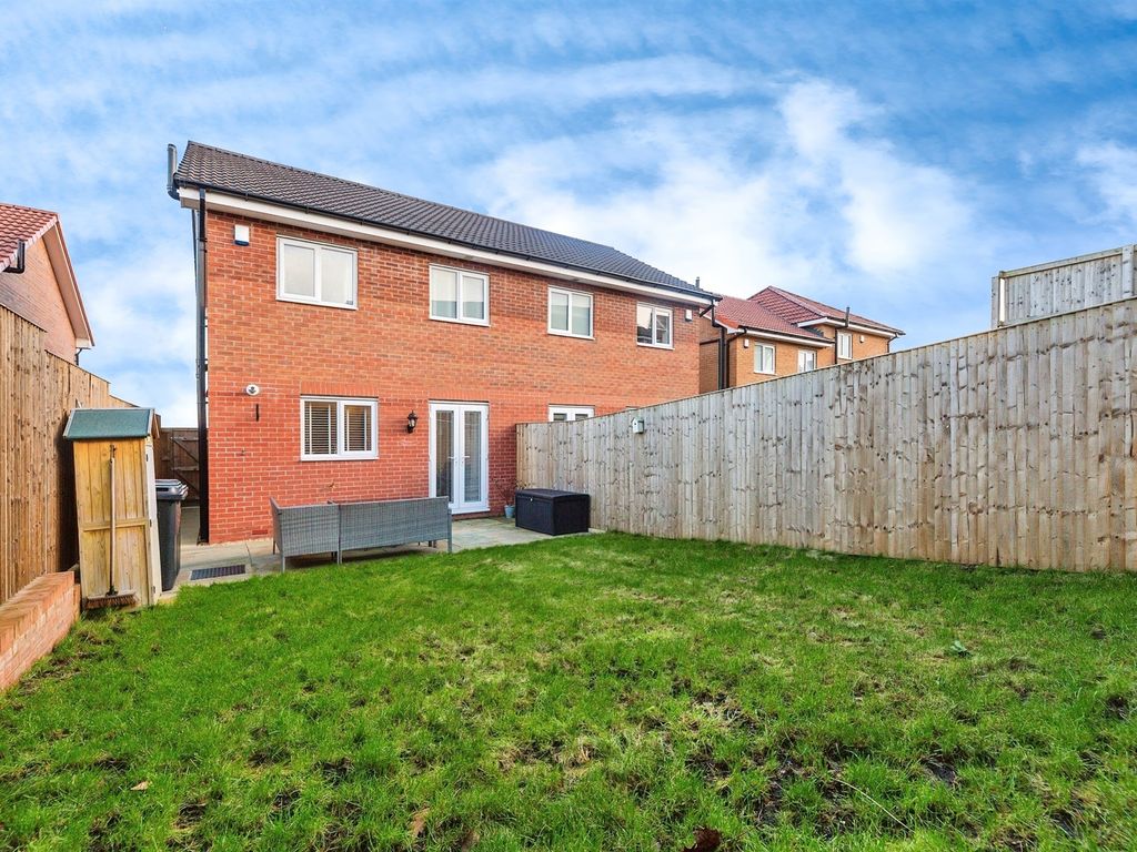 3 bed semi-detached house for sale in Rockingham Avenue, Thorpe Hesley, Rotherham S61, £216,000