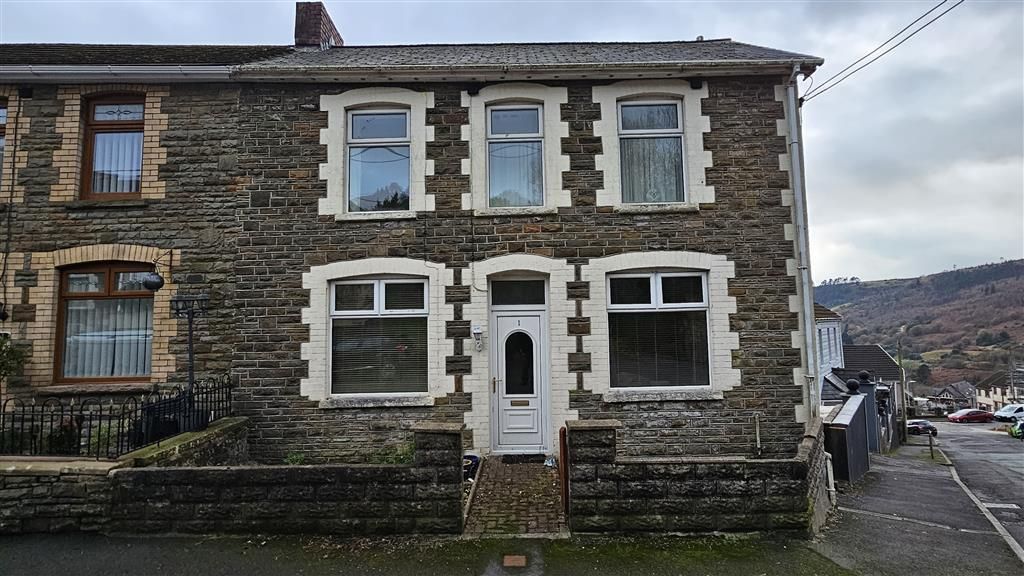 3 bed end terrace house for sale in Queen Street, Blaengarw, Bridgend CF32, £68,000