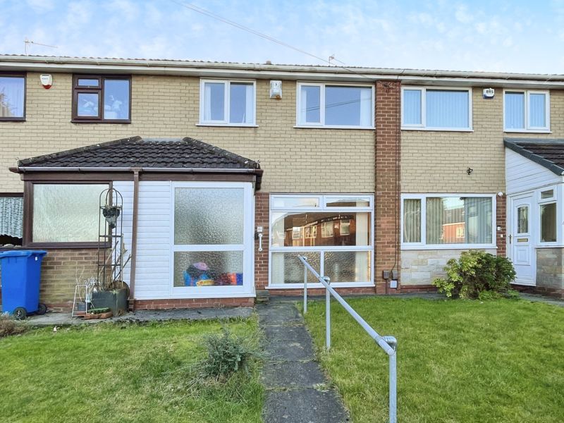 3 bed terraced house for sale in Naseby Walk, Whitefield, Manchester M45, £160,000