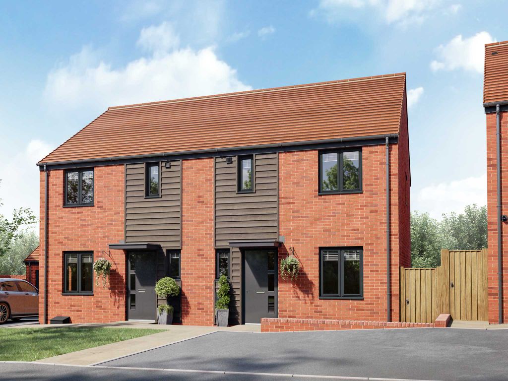 New home, 3 bed semi-detached house for sale in "The Danbury" at Fitzhugh Rise, Wellingborough NN8, £269,950