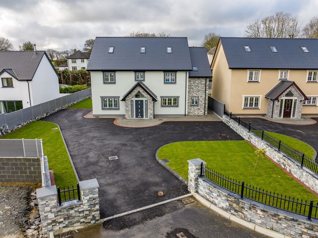 New home, 6 bed detached house for sale in Cae'r Winllan, Gwbert Road, Cardigan SA43, £575,000