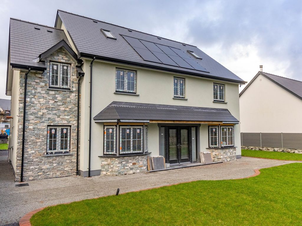 New home, 6 bed detached house for sale in Cae'r Winllan, Gwbert Road, Cardigan SA43, £575,000