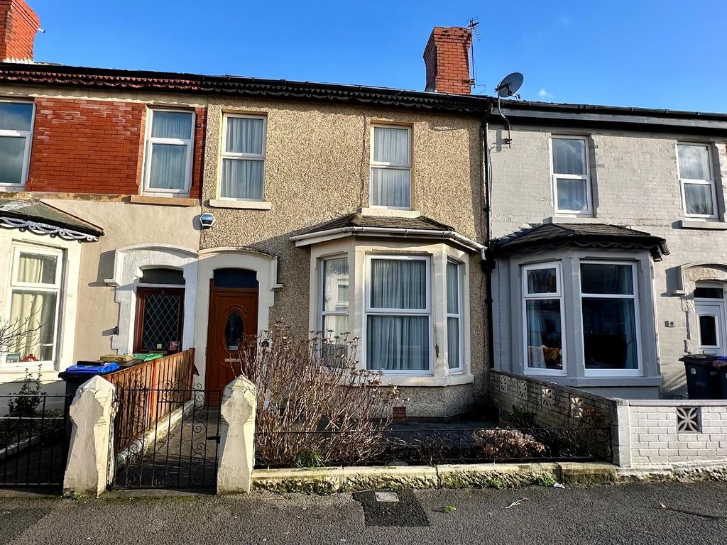 4 bed terraced house for sale in St. Heliers Road, Blackpool FY1, £129,950