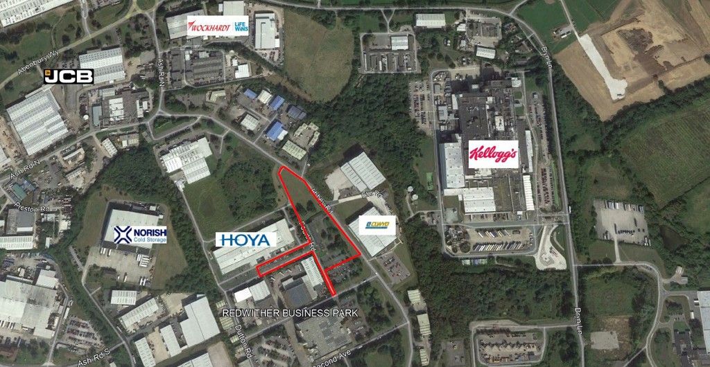 Land for sale in Land At Redwither Business Centre, Redwither Business Park, Wrexham, Wrexham LL13, £700,000