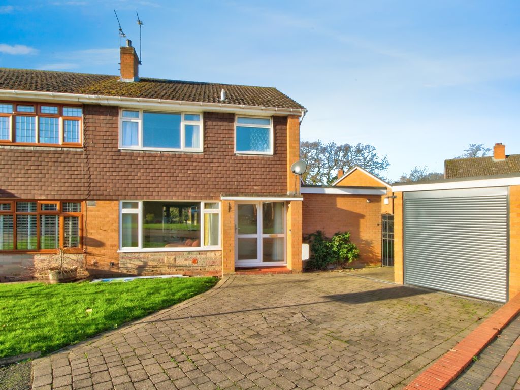 3 bed semi-detached house for sale in Poplars Drive, Codsall, Wolverhampton WV8, £350,000