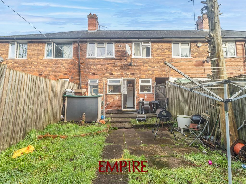 3 bed terraced house for sale in St. Dominics Road, Birmingham B24, £140,000