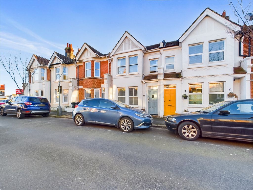 3 bed terraced house for sale in Stoneham Road, Hove BN3, £650,000