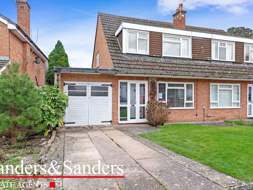 3 bed semi-detached house for sale in Hadrians Walk, Alcester B49, £315,000