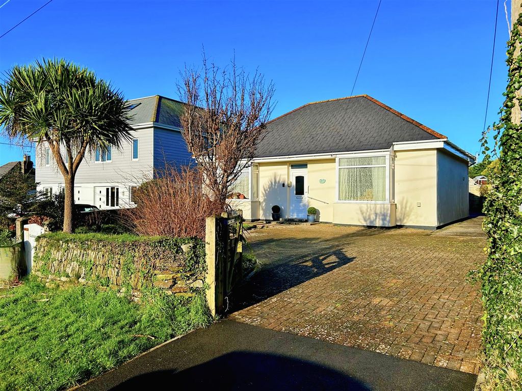 3 bed detached bungalow for sale in Perranwell Road, Goonhavern, Truro TR4, £425,000