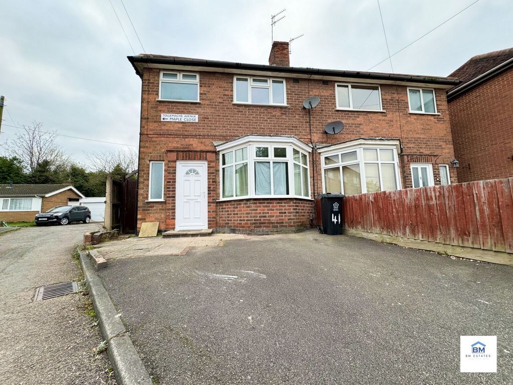 3 bed semi-detached house to rent in Tollemache Avenue, Leicester LE4, £1,200 pcm