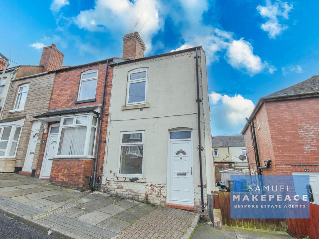 2 bed end terrace house for sale in Moss Street, Ball Green, Stoke-On-Trent ST6, £95,000