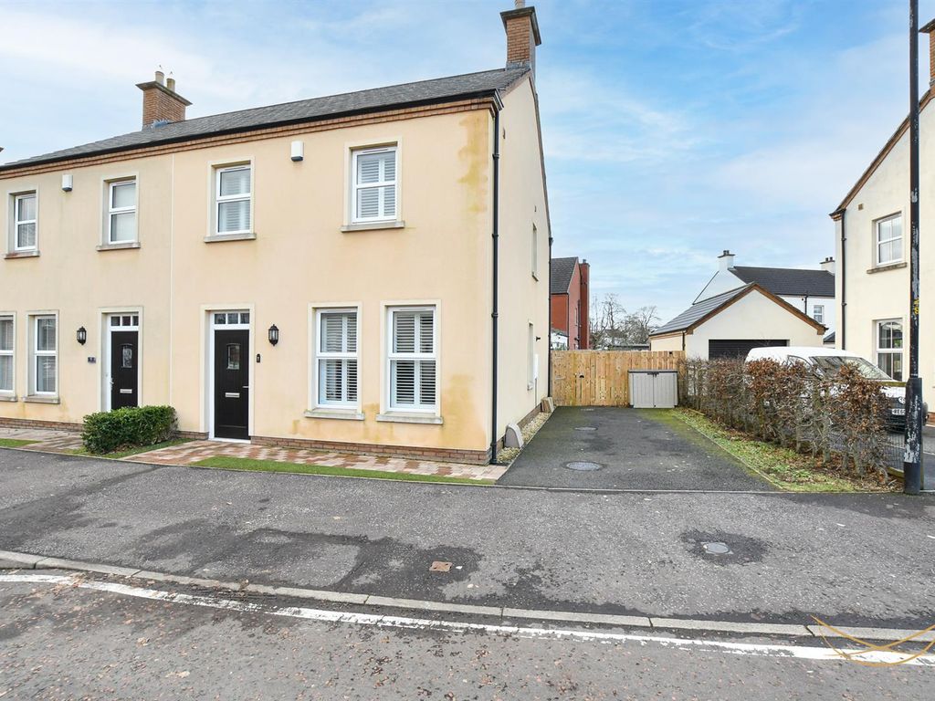 3 bed semi-detached house for sale in Readers Way, Ballyclare BT39, £185,000