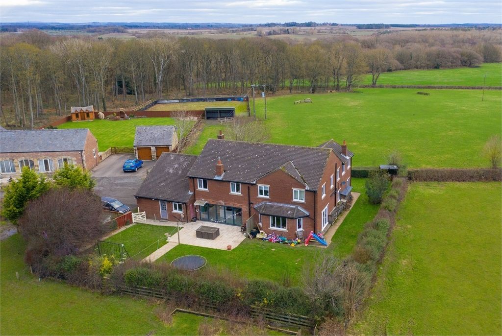 5 bed detached house for sale in Plessey Hall Farm, Shotton Lane, Cramlington NE23, £750,000