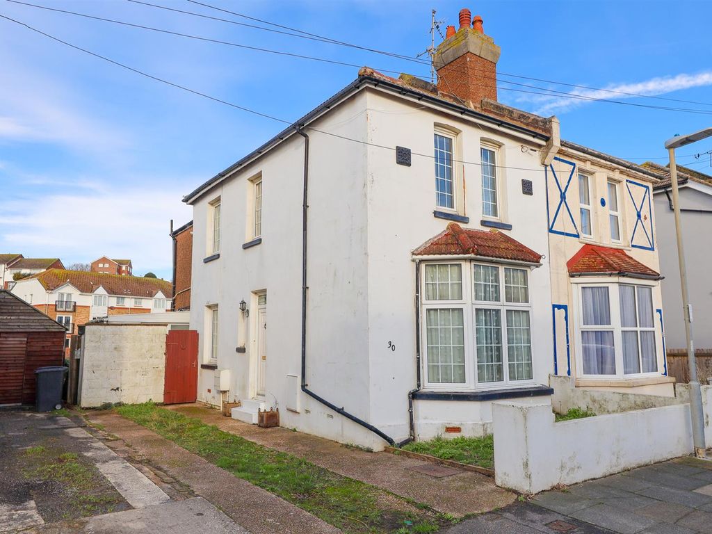3 bed semi-detached house for sale in Bulverhythe Road, St. Leonards-On-Sea TN38, £300,000