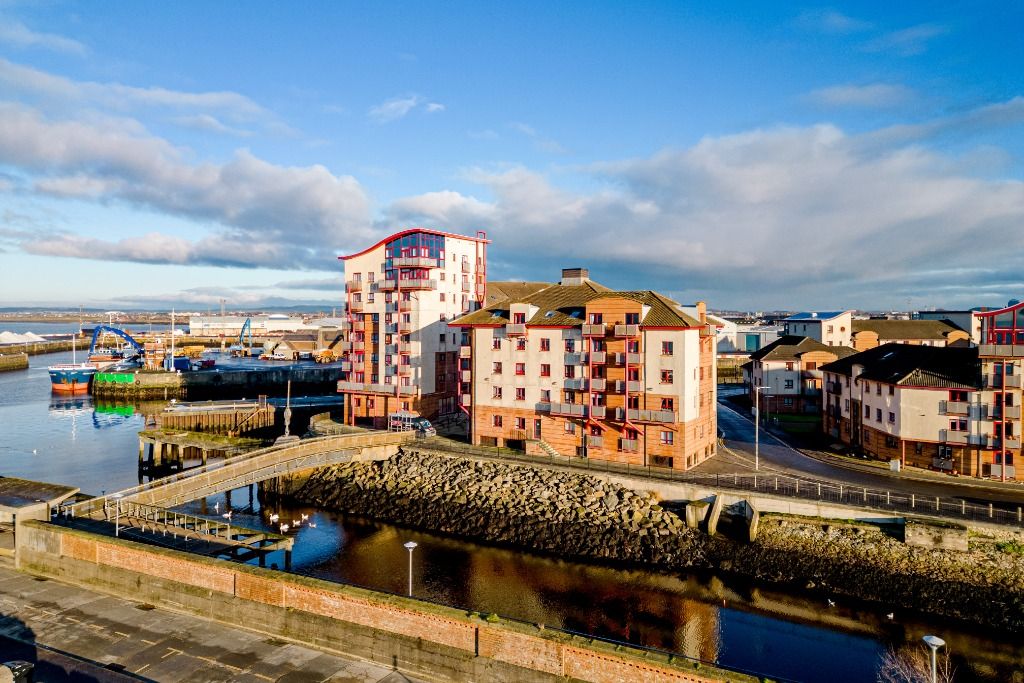 2 bed flat for sale in South Harbour Street, Churchill Tower, Ayr, South Ayrshire KA7, £120,000