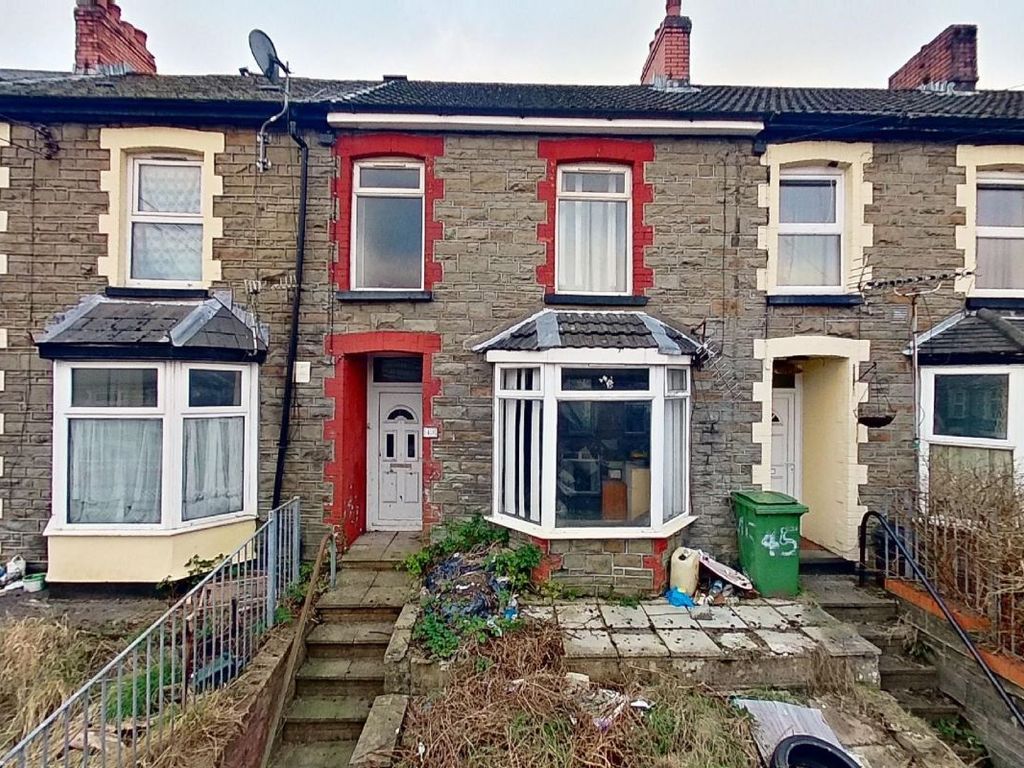 2 bed terraced house for sale in 43 Park Street, Penrhiwceiber, Mountain Ash, Mid Glamorgan CF45, £42,000