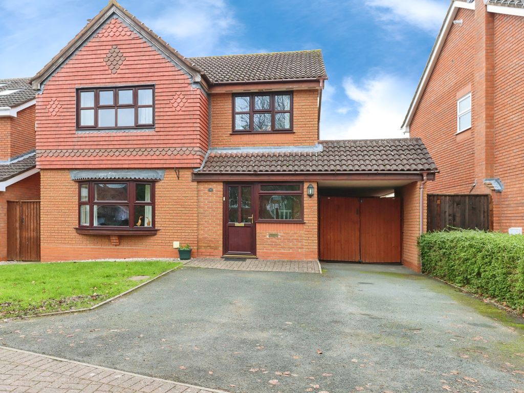 4 bed detached house for sale in Donnerville Close, Wellington, Telford, Shropshire TF1, £385,000
