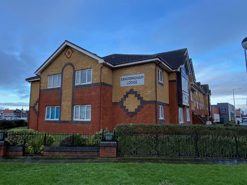 1 bed flat for sale in Sandringham Lodge, Thornton-Cleveleys FY5, £75,000