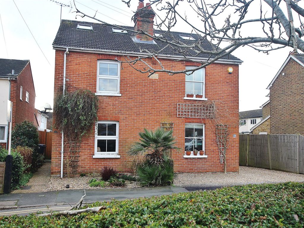 4 bed semi-detached house for sale in Knaphill, Surrey GU21, £485,000