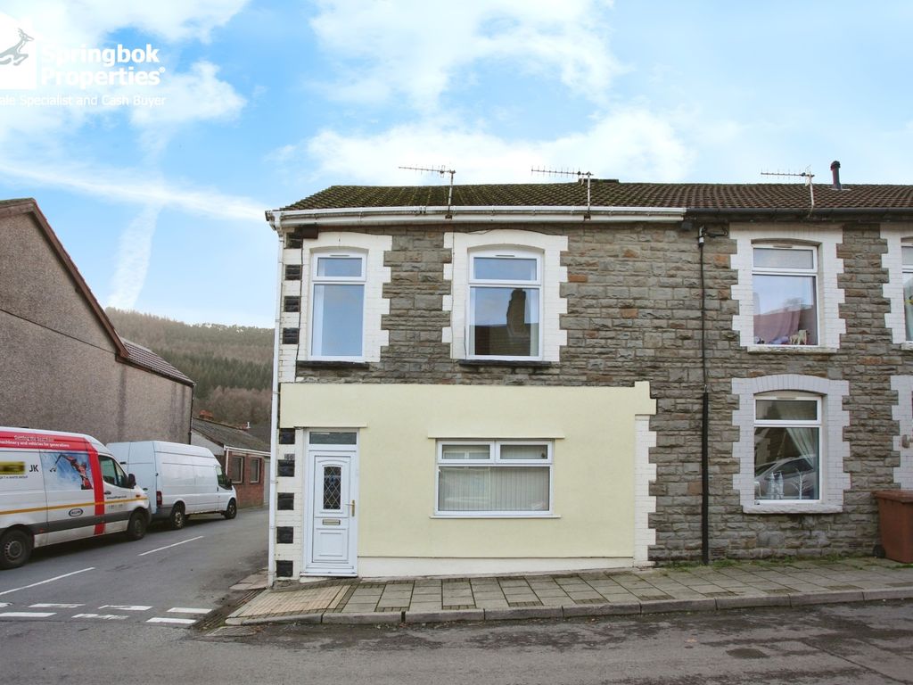 4 bed terraced house for sale in Islwyn Street, Cwmfelinfach, Ynysddu, Newport, Gwent NP11, £170,000