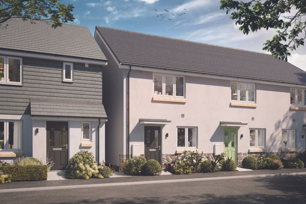 New home, 2 bed terraced house for sale in "The Hardwick" at Long Rock, Penzance TR20, £287,500