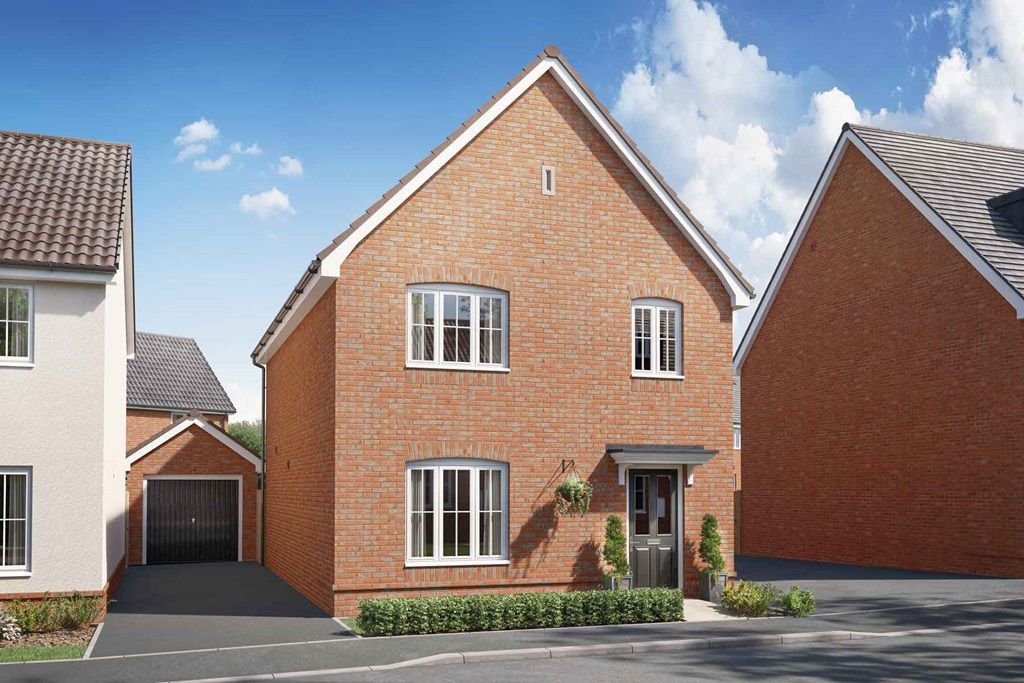 New home, 4 bed detached house for sale in "The Huxford - Plot 52" at Field Maple Drive, Dereham NR20, £340,000