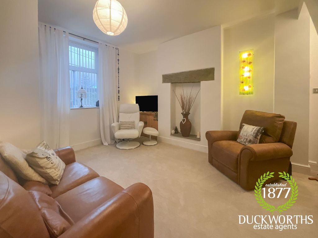 2 bed terraced house for sale in East View, Rising Bridge BB5, £150,000