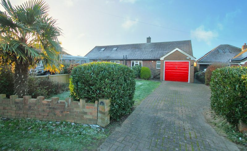 2 bed bungalow for sale in Coach Road, Acrise, Folkestone CT18, £350,000