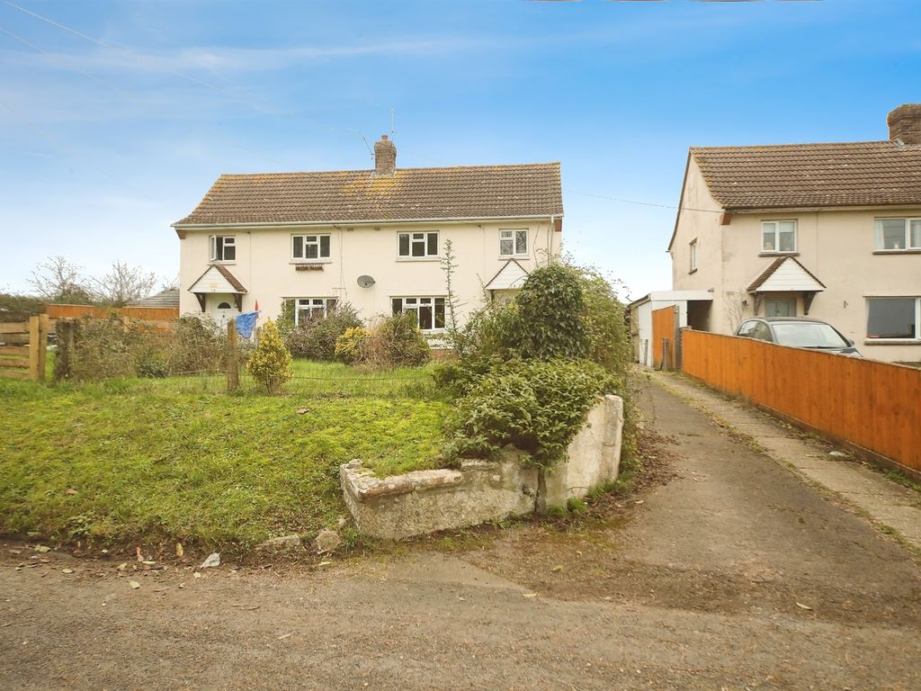 3 bed semi-detached house for sale in Popes Cross, Curry Mallet, Taunton TA3, £215,000
