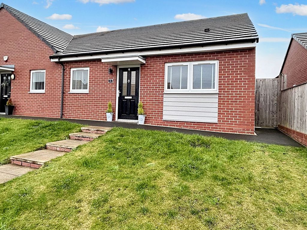 2 bed bungalow for sale in Featherwood Drive, Ashington NE63, £180,000