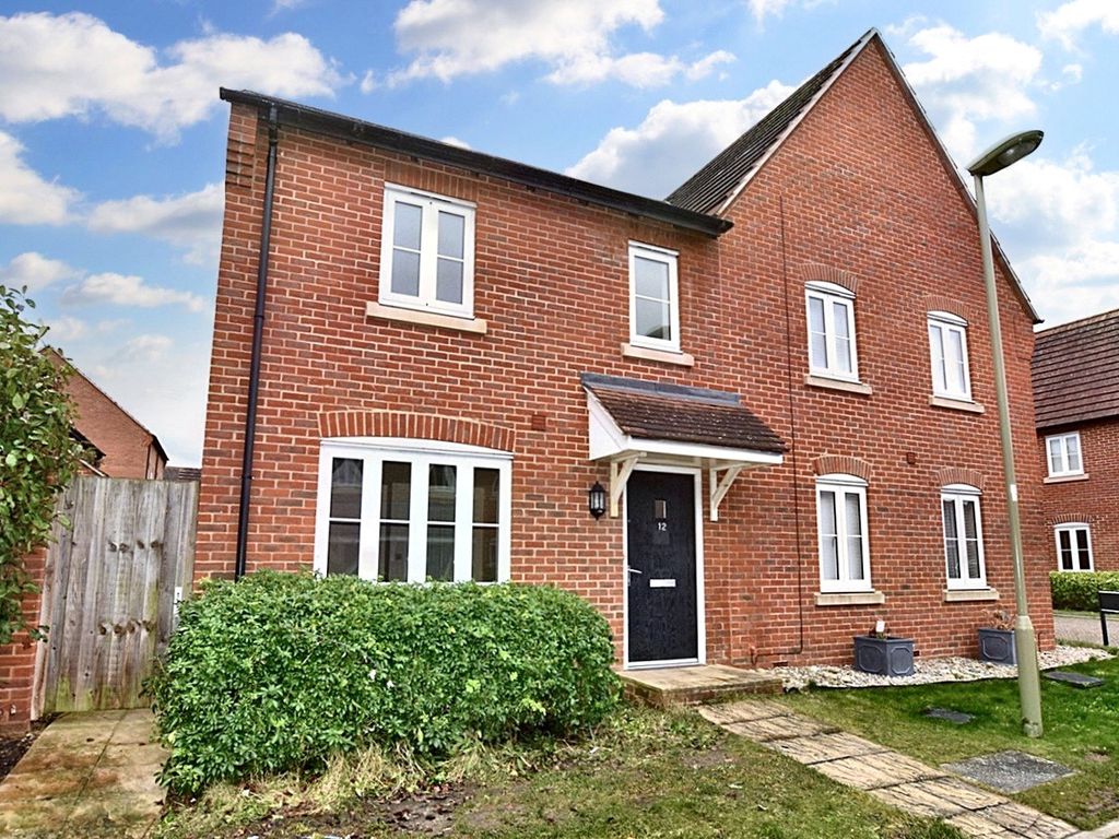 3 bed semi-detached house for sale in Chris Muir Place, Didcot, Oxfordshire OX11, £379,995