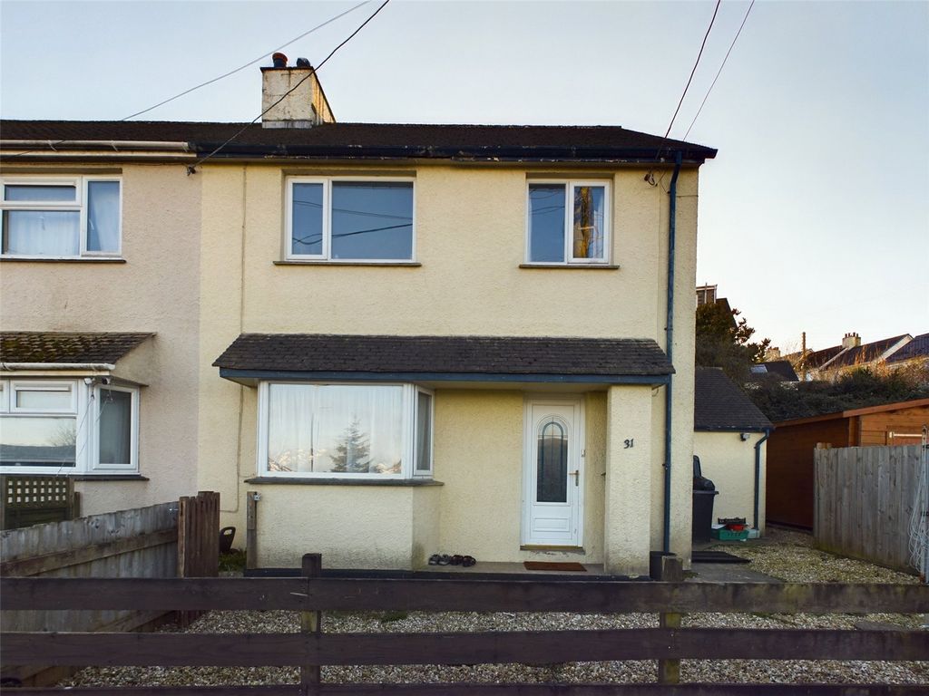 3 bed semi-detached house for sale in Wellington Place, Wadebridge PL27, £260,000