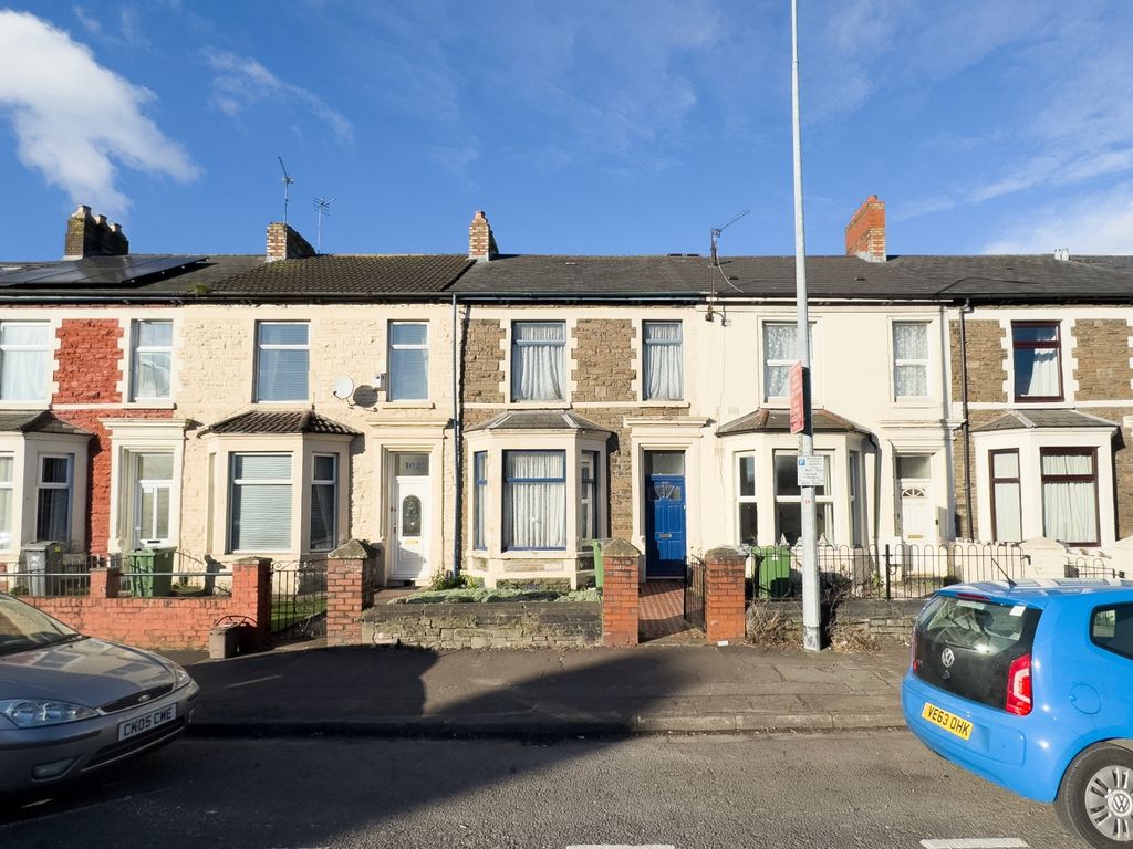 3 bed terraced house for sale in Penarth Road, Cardiff CF11, £175,000