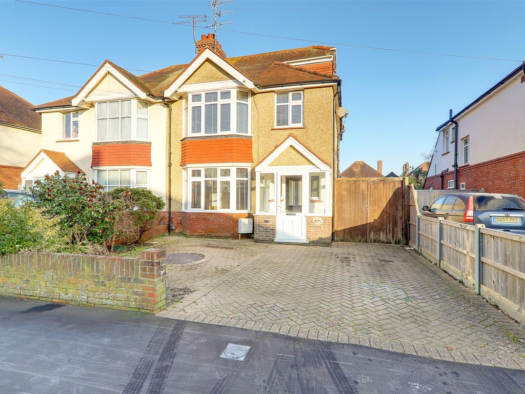 4 bed semi-detached house for sale in Broomfield Avenue, Thomas A Becket, Thomas A Becket BN14, £600,000