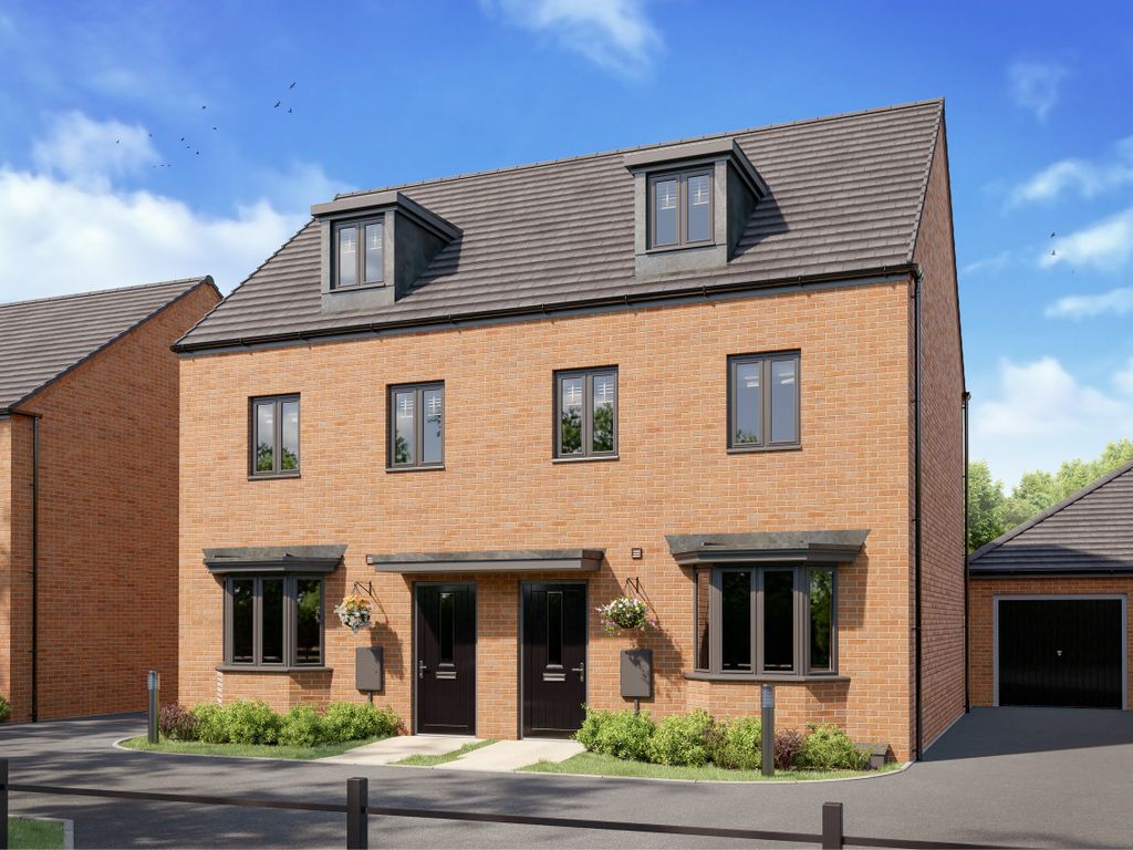 New home, 3 bed end terrace house for sale in "Kennett" at Chapel Lane, Bingham, Nottingham NG13, £165,000