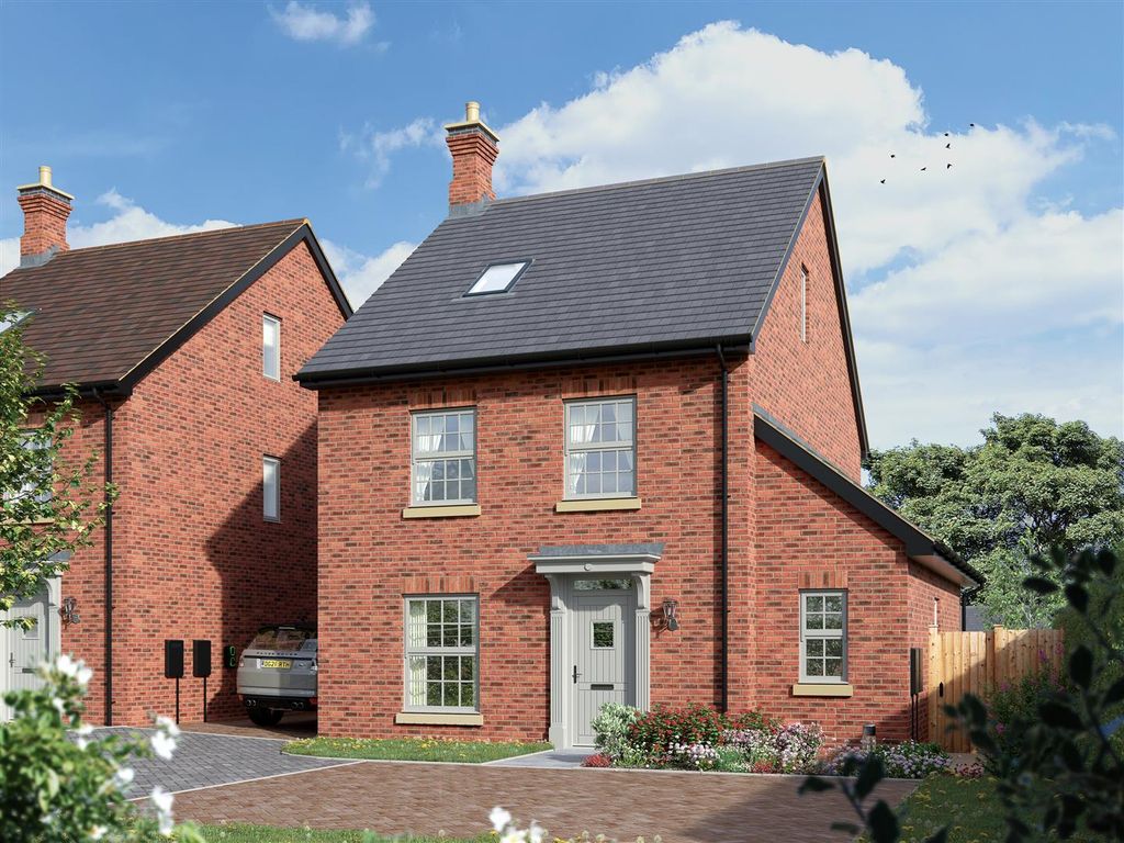 New home, 4 bed detached house for sale in Station Road, Bagworth, Coalville LE67, £349,950