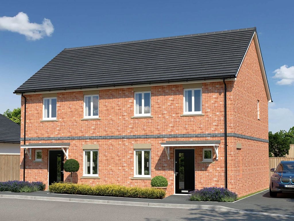 New home, 3 bed semi-detached house for sale in Chilla Junction, Chilla Road, Halwill Junction, Devon EX21, £294,950