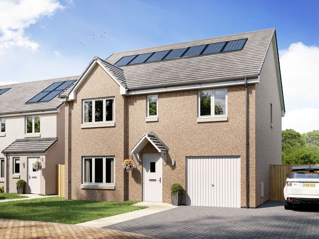 New home, 4 bed detached house for sale in "The Whithorn" at Milnathort, Kinross KY13, £343,000