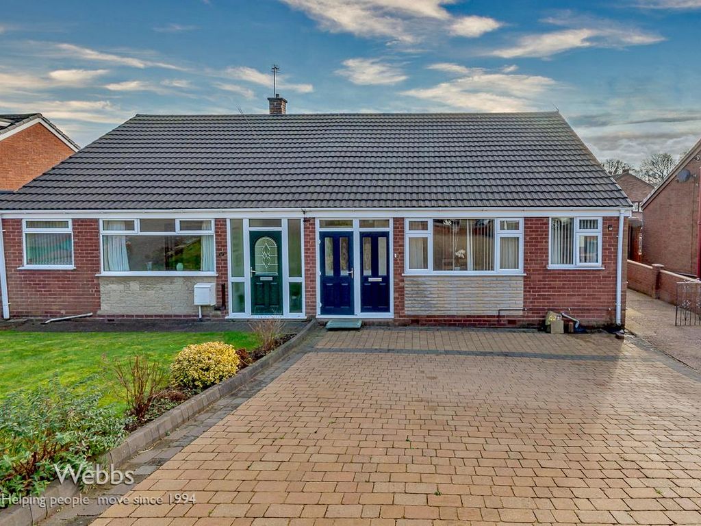 2 bed semi-detached bungalow for sale in Priory Road, Hednesford, Cannock WS12, £220,000
