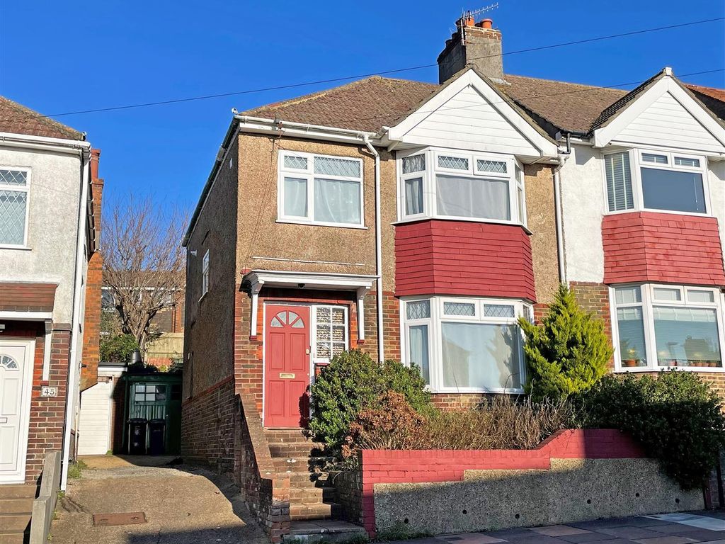 3 bed semi-detached house for sale in Hollingbury Rise, Brighton BN1, £480,000