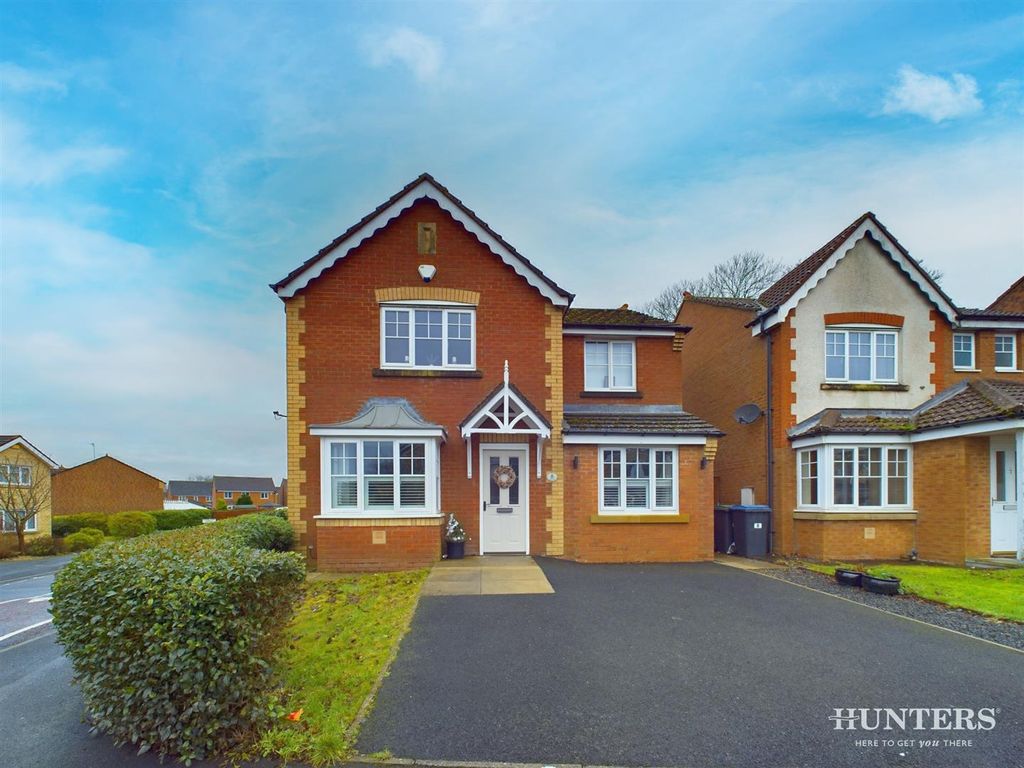 4 bed detached house for sale in Granary Court, Consett DH8, £254,950