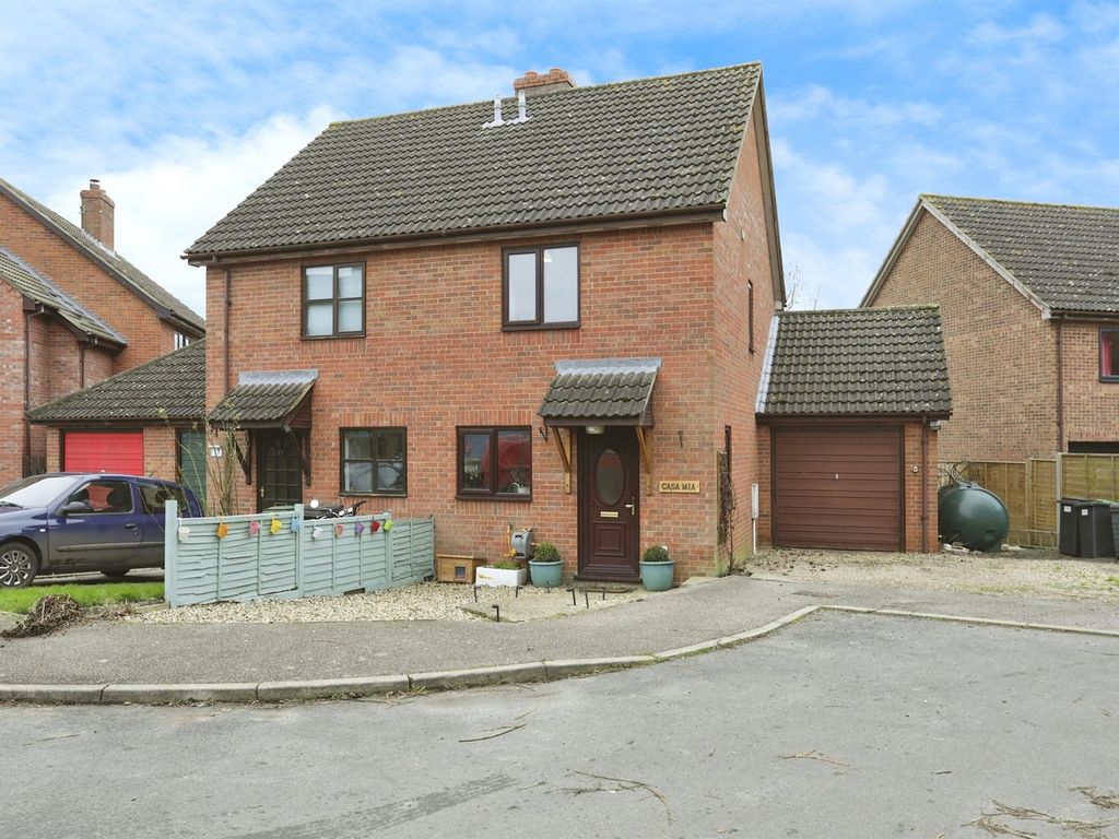 2 bed semi-detached house for sale in Willow Green, Worlingworth, Woodbridge IP13, £220,000