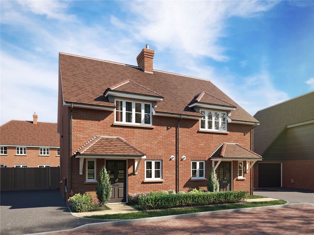 New home, 2 bed semi-detached house for sale in Green Oak Park, West Horsley, Surrey GU23, £620,000