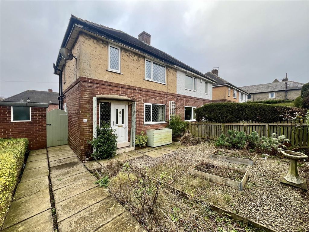 3 bed semi-detached house for sale in Wakefield Road, Hipperholme, Halifax HX3, £185,000