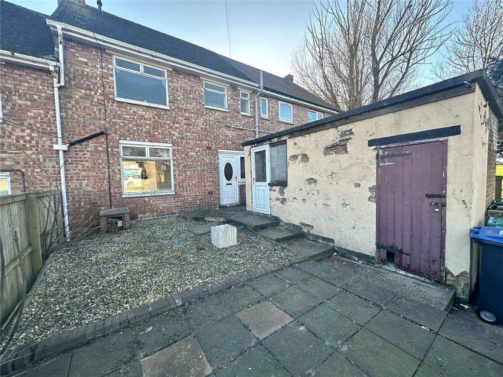 3 bed terraced house for sale in Albion Gardens, Burnopfield NE16, £90,000
