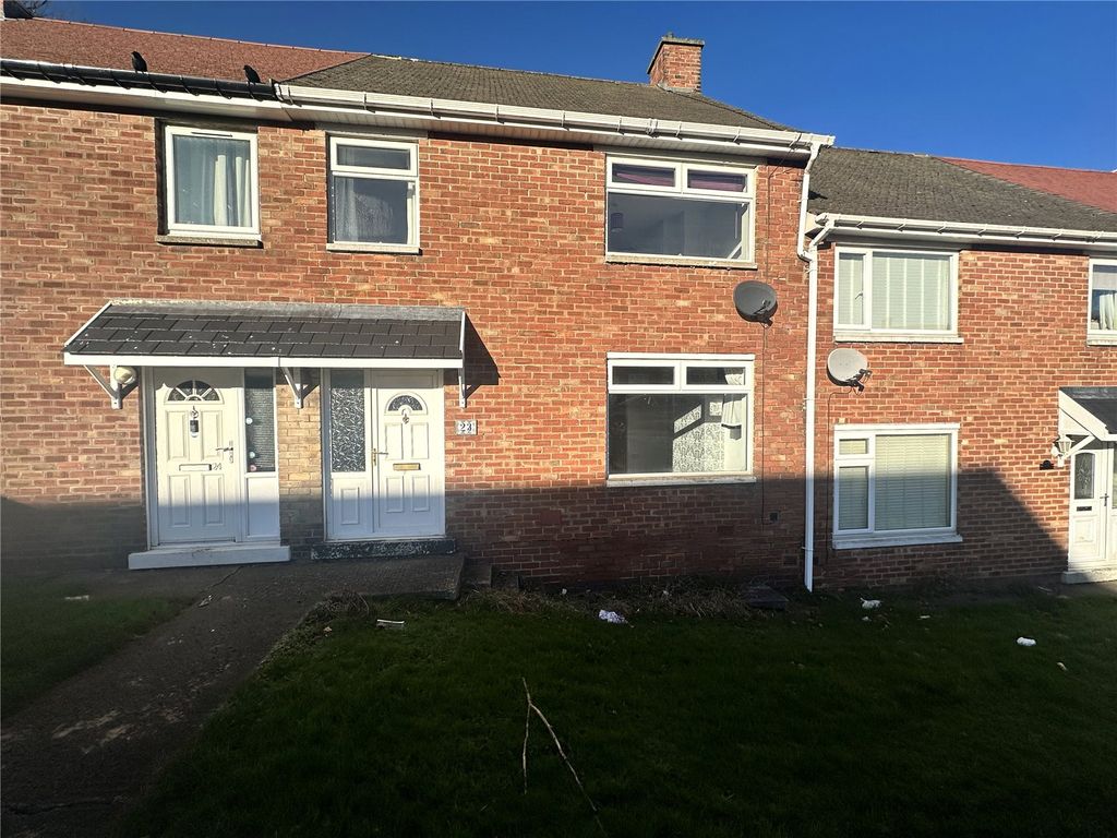 3 bed terraced house for sale in Albion Gardens, Burnopfield NE16, £90,000