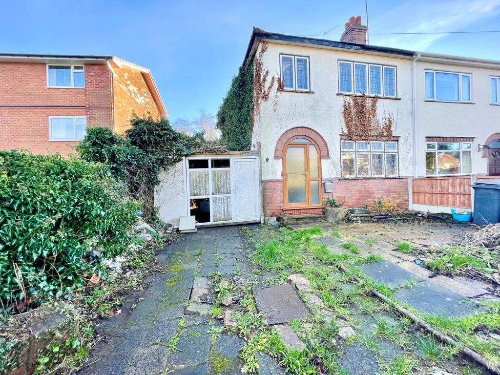 3 bed semi-detached house for sale in 145 Bridgnorth Road, Compton, Wolverhampton WV6, £79,000