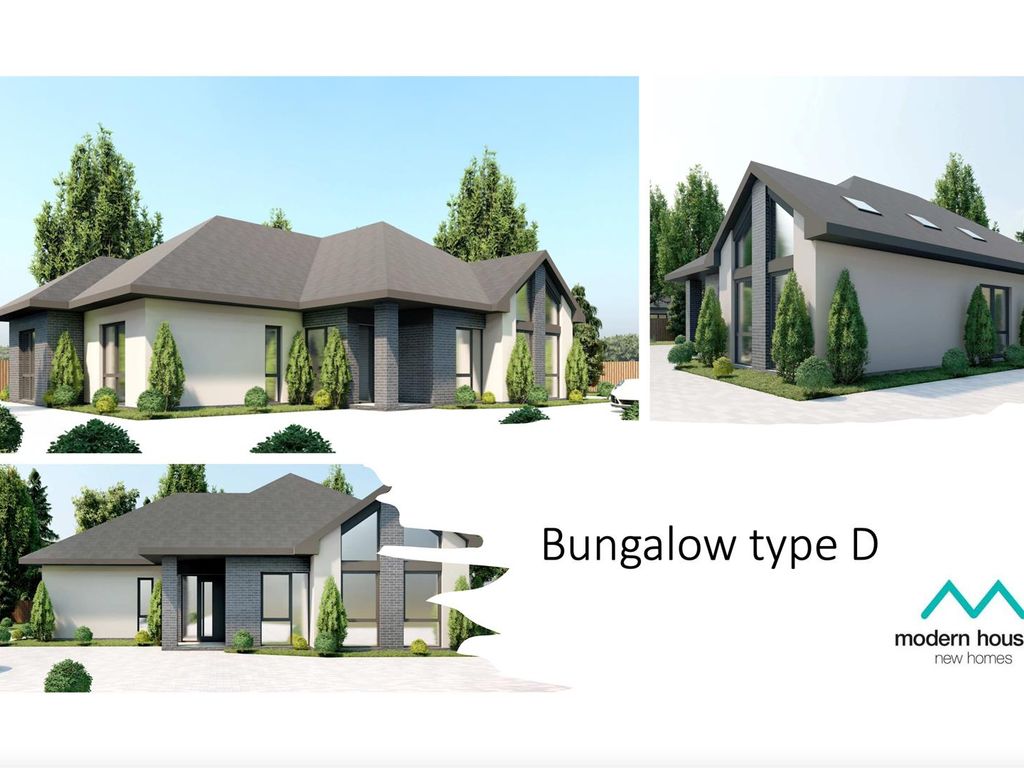 New home, 4 bed detached bungalow for sale in Braidwood Road, Braidwood, Carluke ML8, £450,000