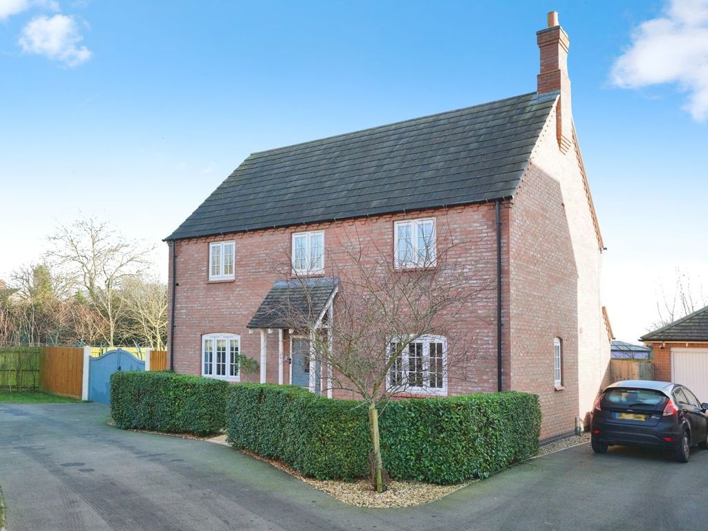 4 bed detached house for sale in Frances Way, Ibstock LE67, £415,000