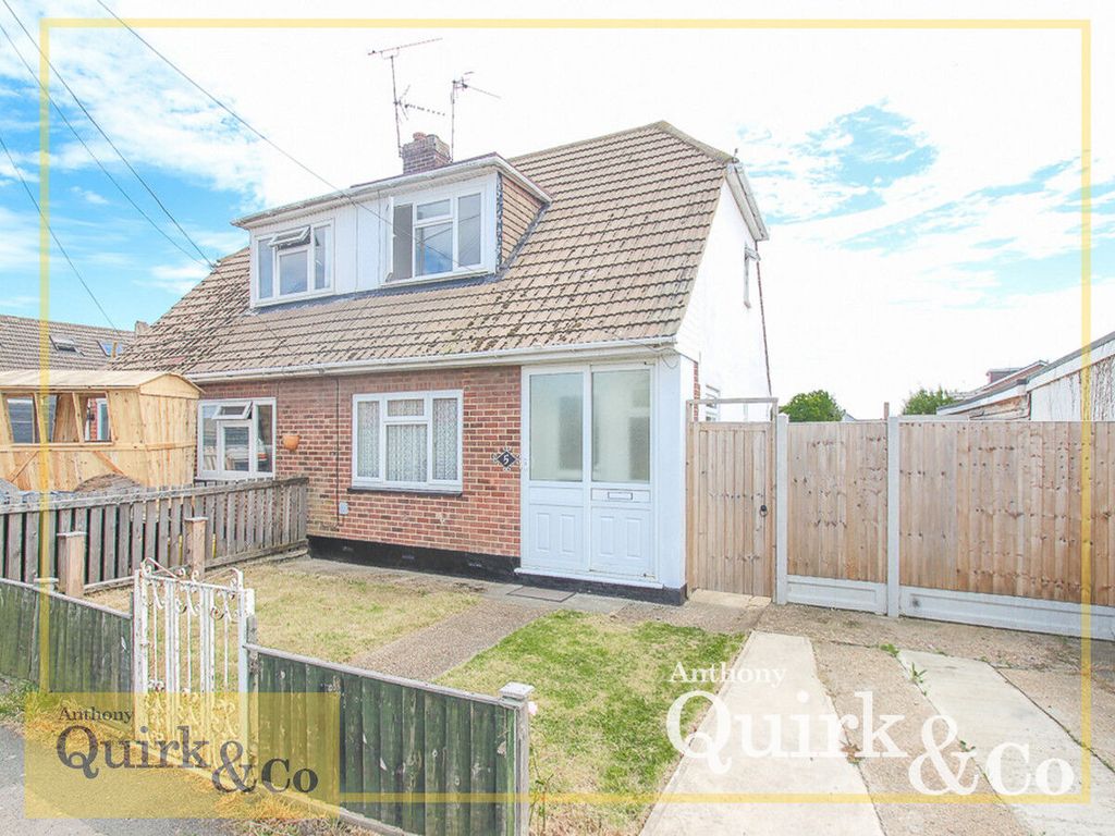 2 bed semi-detached house for sale in Leigh Beck Lane, Canvey Island SS8, £290,000